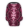 Pink Python Snakeskin Print Baby Seat Cover