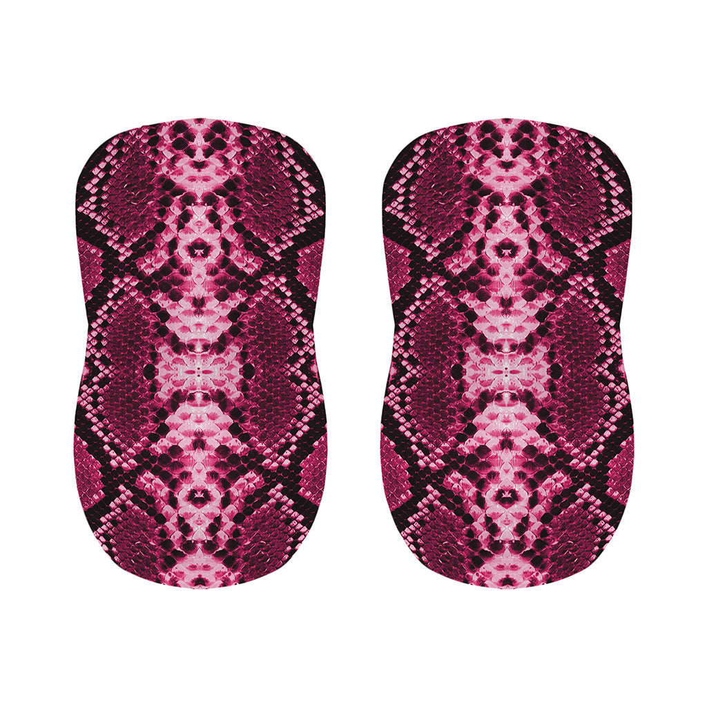 Pink Python Snakeskin Print Bar Stool Covers
