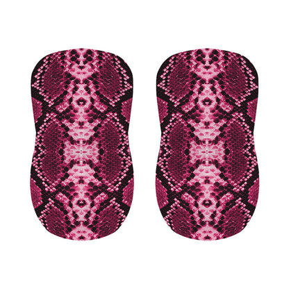 Pink Python Snakeskin Print Bar Stool Covers