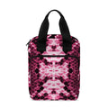Pink Python Snakeskin Print Bible Tote Bag