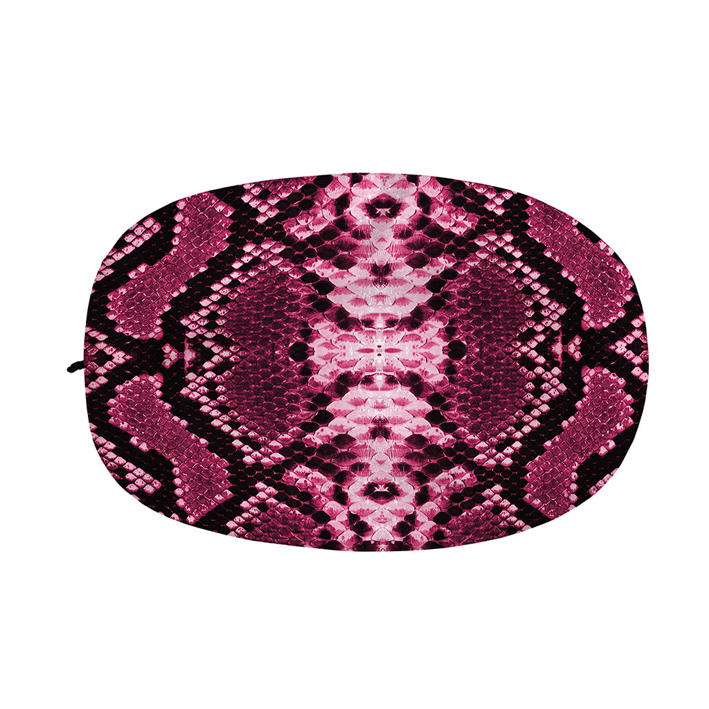Pink Python Snakeskin Print Car Side Mirror Covers