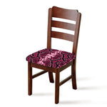 Pink Python Snakeskin Print Chair Cushion Cover