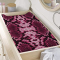 Pink Python Snakeskin Print Changing Pad Cover