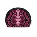 Pink Python Snakeskin Print Coin Purse