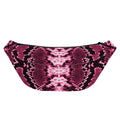 Pink Python Snakeskin Print Fanny Pack