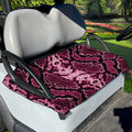 Pink Python Snakeskin Print Golf Cart Seat Cover