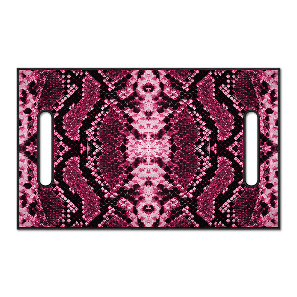Pink Python Snakeskin Print Golf Cart Seat Cover