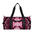 Pink Python Snakeskin Print Gym Bag