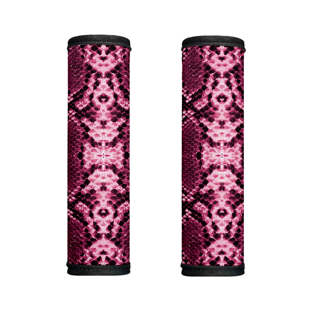 Pink Python Snakeskin Print Handle Covers