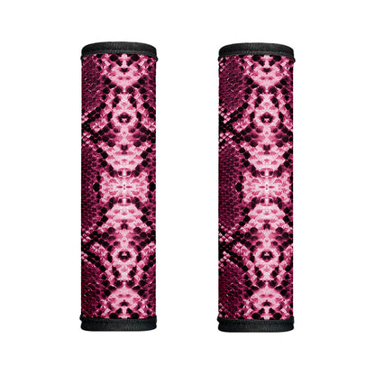 Pink Python Snakeskin Print Handle Covers