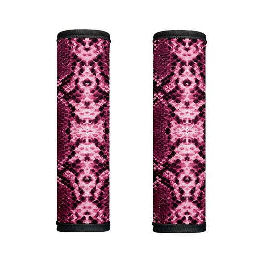 Pink Python Snakeskin Print Handle Covers