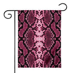 Pink Python Snakeskin Print House Flag