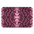 Pink Python Snakeskin Print Indoor Door Mat