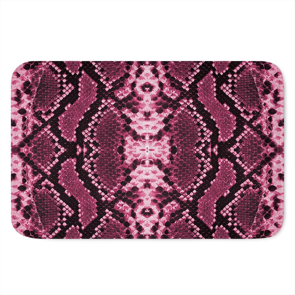 Pink Python Snakeskin Print Indoor Door Mat