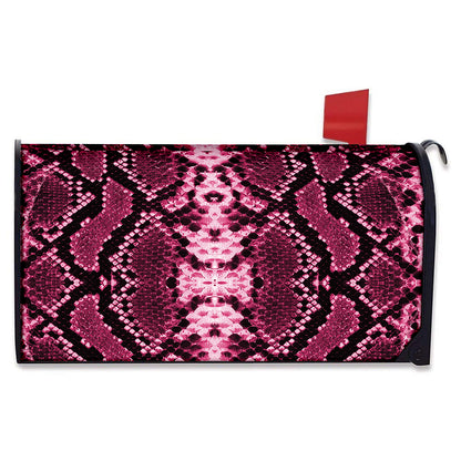 Pink Python Snakeskin Print Mailbox Cover