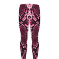 Pink Python Snakeskin Print Men's Leggings