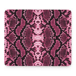 Pink Python Snakeskin Print Mouse Pad