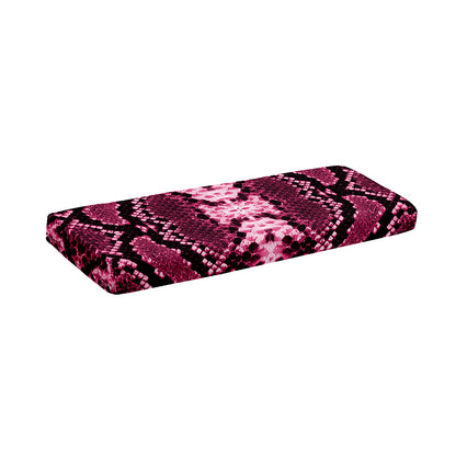 Pink Python Snakeskin Print Piano Keyboard Cover