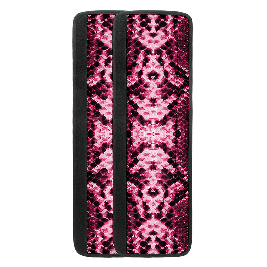 Pink Python Snakeskin Print Refrigerator Handle Covers