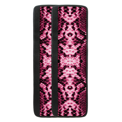 Pink Python Snakeskin Print Refrigerator Handle Covers