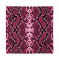 Pink Python Snakeskin Print Silk Bandana