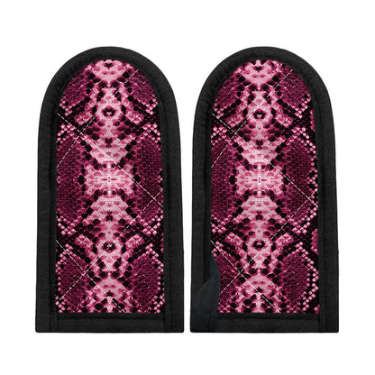 Pink Python Snakeskin Print Skillet Handle Cover