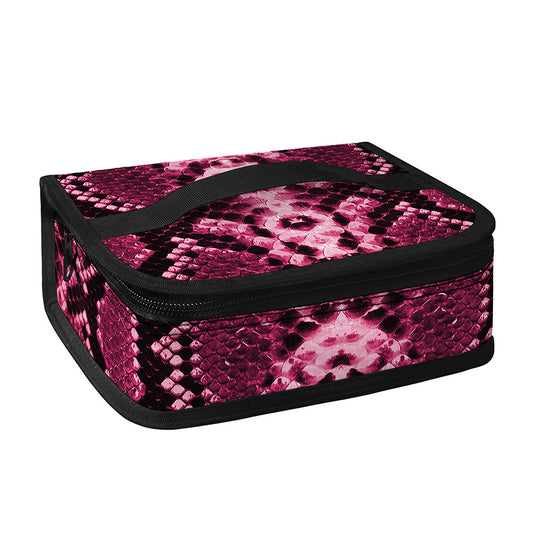 Pink Python Snakeskin Print Small Lunch Bag