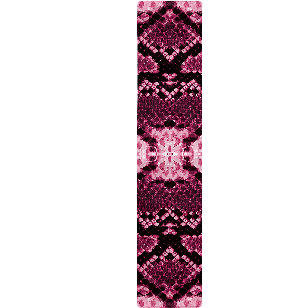 Pink Python Snakeskin Print Table Runner