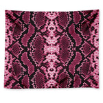 Pink Python Snakeskin Print Tapestry