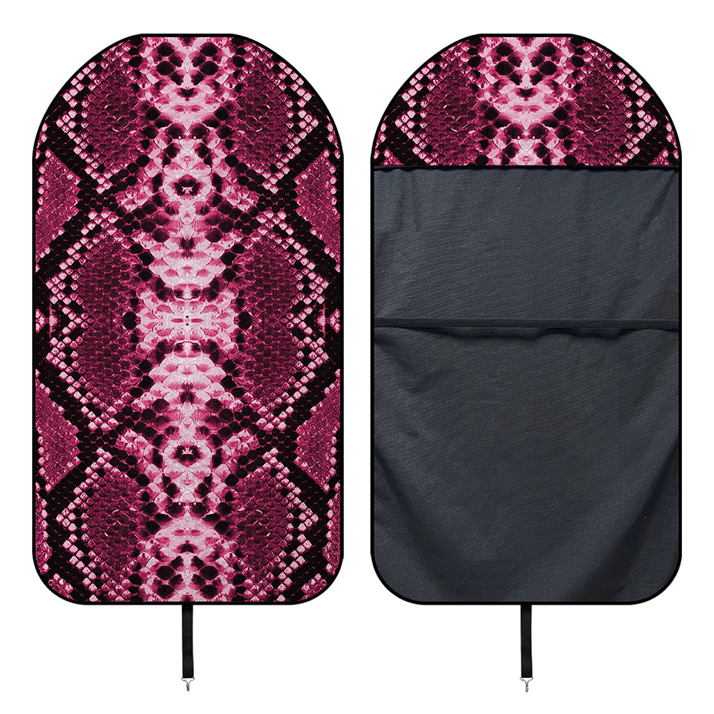 Pink Python Snakeskin Print Waterproof Car Seat Cover