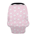 Pink Rabbit Pattern Print Baby Seat Cover
