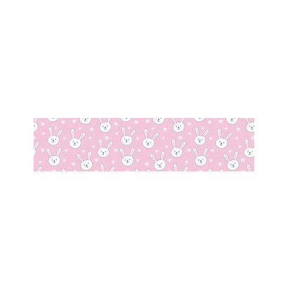 Pink Rabbit Pattern Print Bed Runner