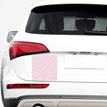 Pink Rabbit Pattern Print Car Sticker