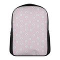 Pink Rabbit Pattern Print Casual Backpack