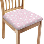 Pink Rabbit Pattern Print Chair Cushion Cover