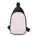 Pink Rabbit Pattern Print Sling Bag