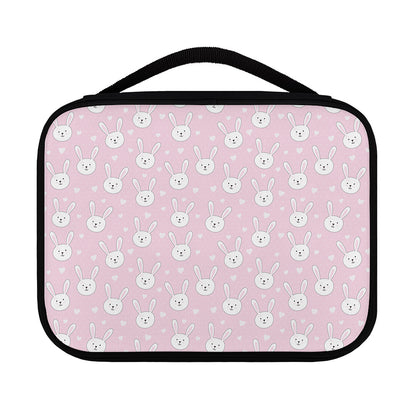 Pink Rabbit Pattern Print Classic Bible Case