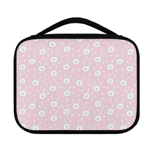 Pink Rabbit Pattern Print Classic Bible Case