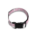 Pink Rabbit Pattern Print Dog Collar