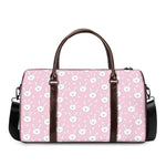 Pink Rabbit Pattern Print Duffle Bag