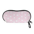 Pink Rabbit Pattern Print Glasses Case