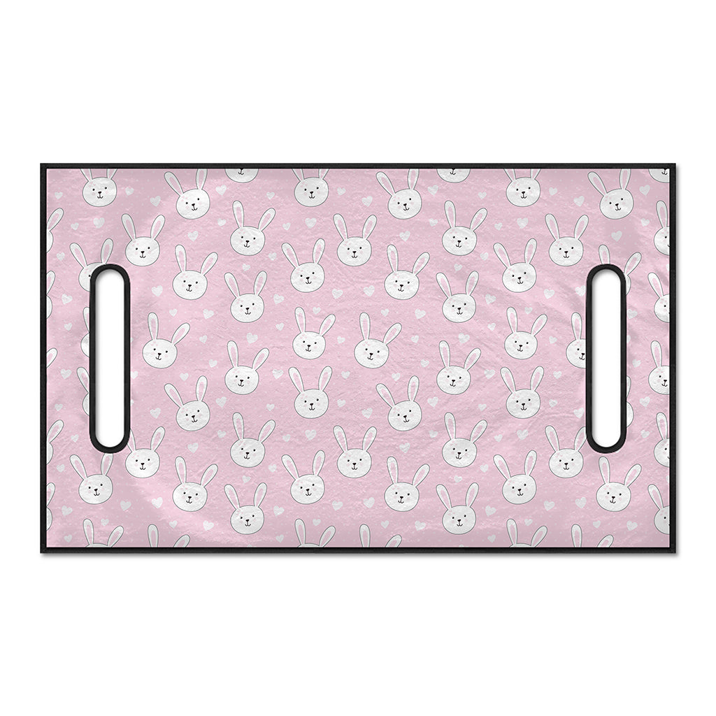 Pink Rabbit Pattern Print Golf Cart Seat Cover