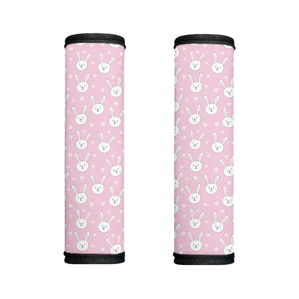 Pink Rabbit Pattern Print Handle Covers