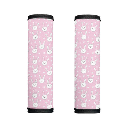 Pink Rabbit Pattern Print Handle Covers