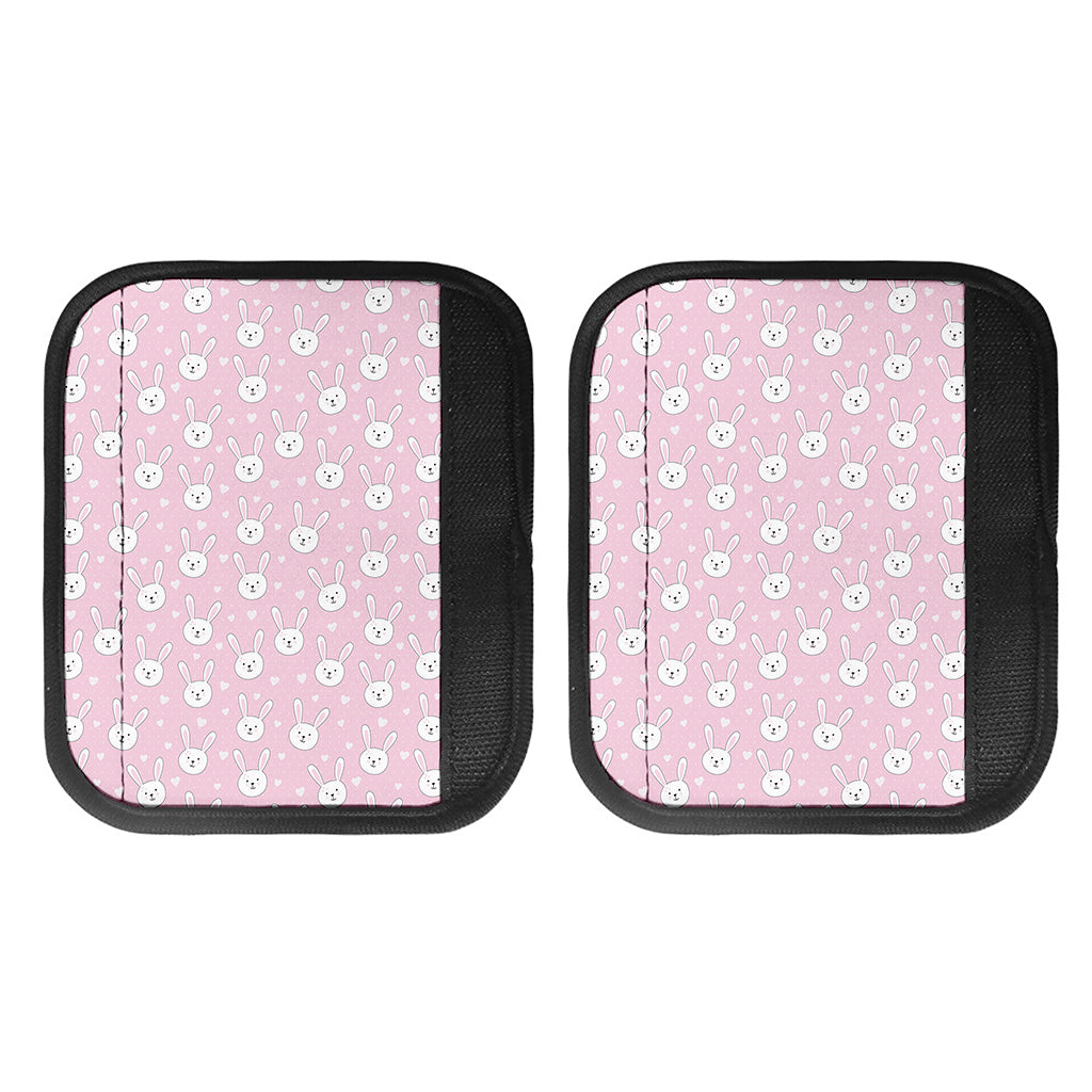 Pink Rabbit Pattern Print Handle Covers