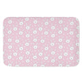 Pink Rabbit Pattern Print Indoor Door Mat
