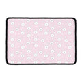 Pink Rabbit Pattern Print Kitchen Mat