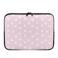 Pink Rabbit Pattern Print Laptop Sleeve