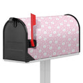 Pink Rabbit Pattern Print Mailbox Cover