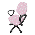 Pink Rabbit Pattern Print Office Chair Cover